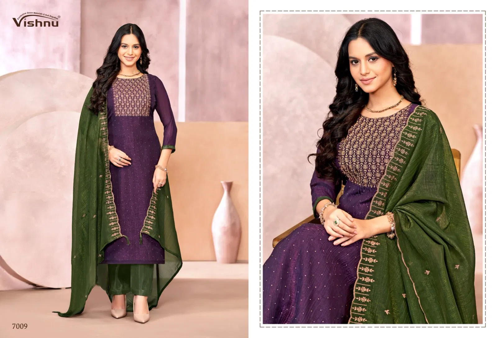 Rihaana By Vishnu Wholesale Dress Material Suppliers In Mumbai